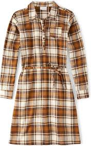 The Children's Place Women's Fall Plaid Long Sleeve Dress